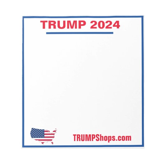 Bloc-notes TRUMP 2024 (Devant)
