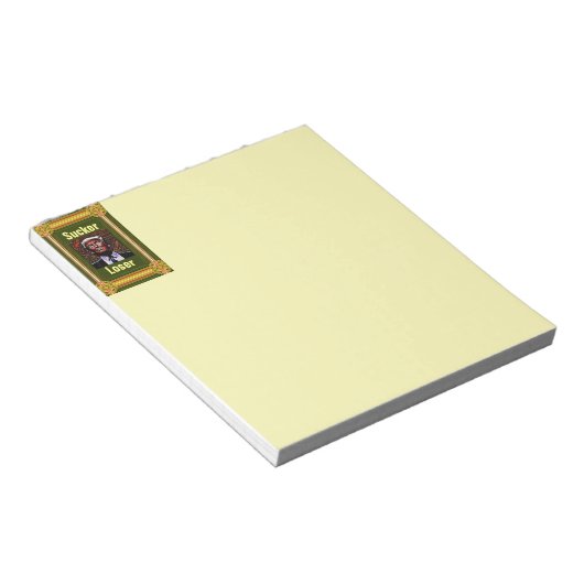 Bloc-notes Trump Sucker/Loser (Incliné)