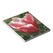 Bloc-notes Tulipe à franges roses (Incliné)