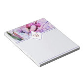 Bloc-notes tulipe aquarelle (Incliné)