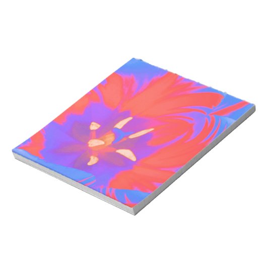 Bloc-notes Tulipe fluorescent (Tourné)