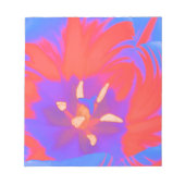 Bloc-notes Tulipe fluorescent (Devant)