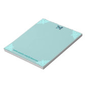 Bloc-notes turquoise (Tourné)