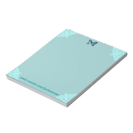Bloc-notes turquoise (Tourné)