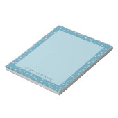Bloc-notes Turquoise Crystal Confetti 5,5 po x 6 p (Tourné)