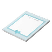 Bloc-notes Turquoise Foil 5,5 pouces x 6 pouces (Tourné)