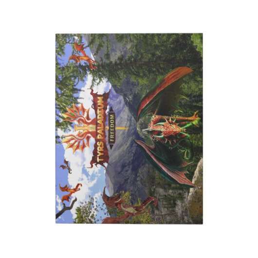 Bloc-notes Tyrs Paladium Red Dragons (Tourné)