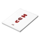 Bloc-notes U flou (14 cm x 15,2 cm) (Tourné)