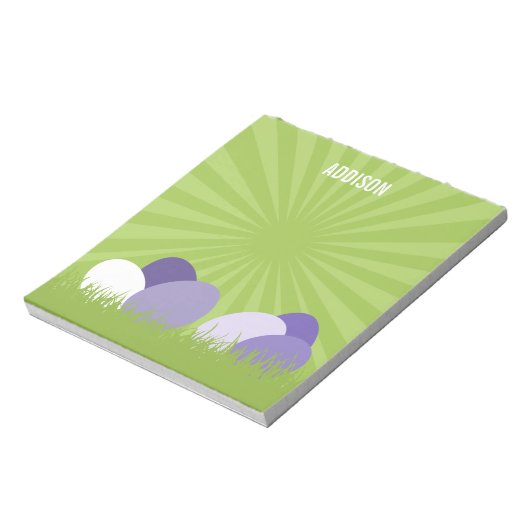 Bloc-notes Ultra Violet & Vert Pâques (Tourné)