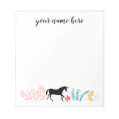 Bloc-notes Unicorne personnalisé (Devant)
