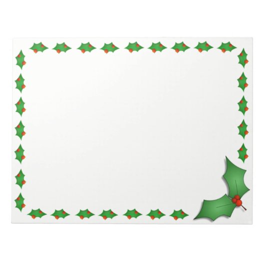 Bloc-notes vacances Holly (Devant)