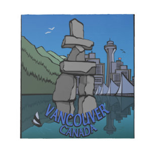 Bloc-notes Vancouver Souvenir des monuments de Van