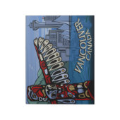 Bloc-notes Vancouver Souvenir des monuments de Van (Tourné)