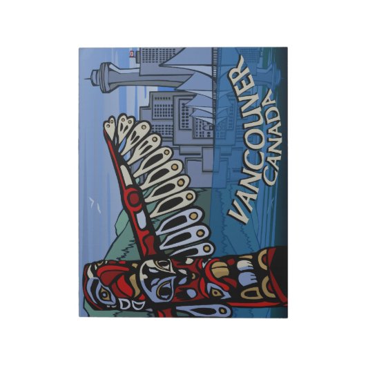 Bloc-notes Vancouver Souvenir des monuments de Van (Tourné)