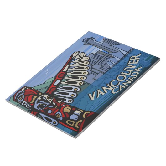 Bloc-notes Vancouver Souvenir des monuments de Van (Incliné)