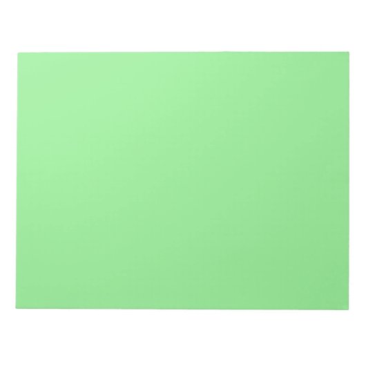 Bloc-notes vert clair frais pour les notes quotidi (Devant)