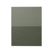 Bloc-notes vert demi-mousse et demi-mousse - Perso (Tourné)