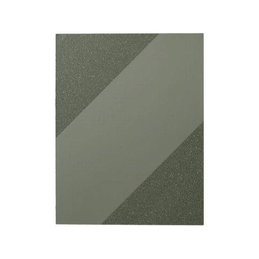 Bloc-notes vert en mousse diagonale - Conception p (Tourné)