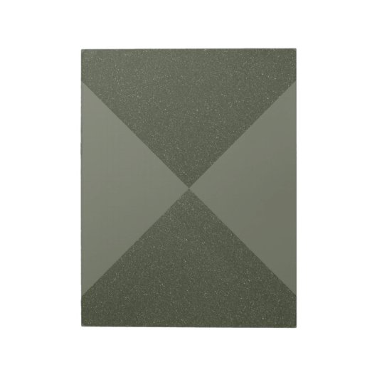 Bloc-notes vert mousse diamant fractionné - person (Tourné)