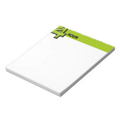 Bloc-notes vert numéro 4 (Tourné)