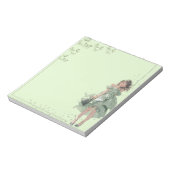 Bloc-notes vert simple Anime Boho (Tourné)