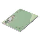 Bloc-notes vert simple Anime Boho (Tourné)