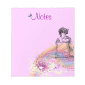 Bloc-notes Victorian Lady ColorSplash (Devant)