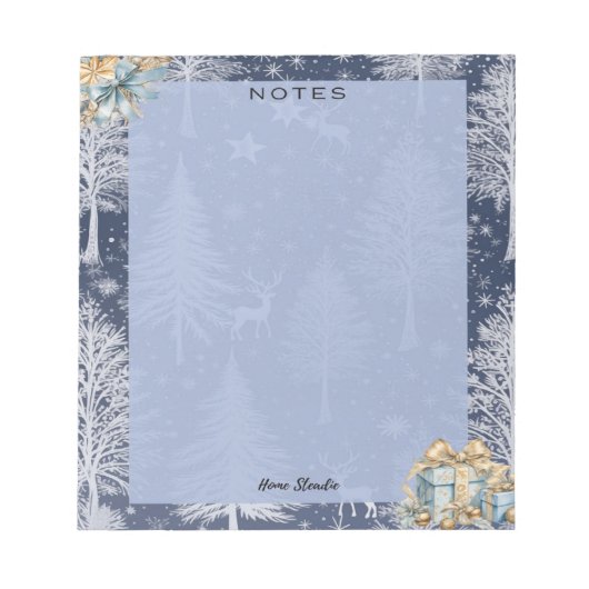 Bloc-notes vierge Forêt Enchantée (Devant)