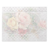 Bloc-notes Vintage Floral rose Trellis (Devant)