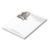 Bloc-notes vintage Lion élégant (Tourné)
