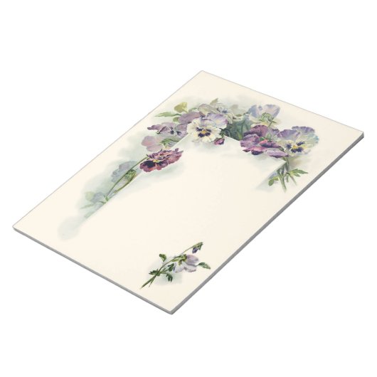 Bloc-notes vintage pourpre (Incliné)