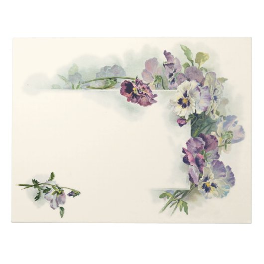 Bloc-notes vintage pourpre (Devant)