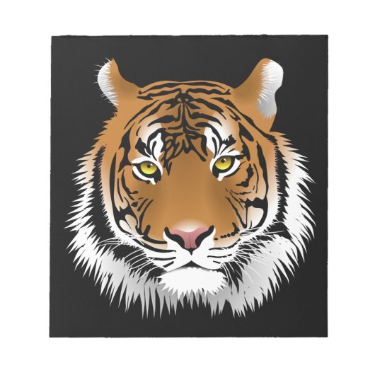 Bloc-notes visage de tigre (Devant)