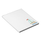 Bloc-notes Voilier Coloré 1 (Incliné)