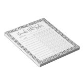 Bloc-notes Waval Minimal Script Habit Tracker (Incliné)