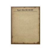 Bloc-notes Western Vintage (Tourné)