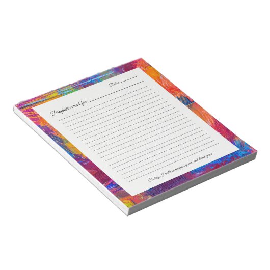 Bloc-notes Word prophétique (Incliné)