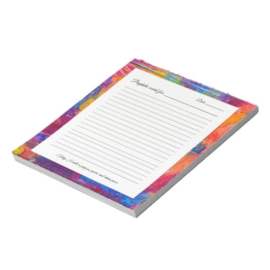 Bloc-notes Word prophétique (Tourné)