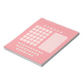 Bloc-notes Word Scratch Pad - rose (Tourné)