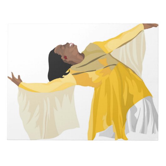 Bloc-notes Worshiper - Jaune (Devant)