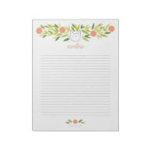 Bloc-notes XL pour chat Orange Tree (Tourné)