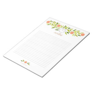 Bloc-notes XL pour chat Orange Tree