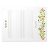 Bloc-notes XL pour chat Orange Tree (Devant)