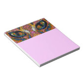 Bloc-notes Yeux de Chat Psychedelique (Incliné)