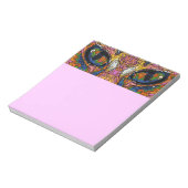 Bloc-notes Yeux de Chat Psychedelique (Tourné)