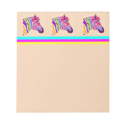 Bloc-notes Zebra (Devant)