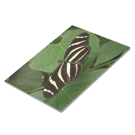 Bloc-notes Zebra Longwing Papillon (Incliné)