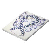 Bloc-notes Zebra Strike Awareness Ribbon Angel Art (Tourné)