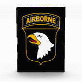 Bloc Photo 101e division aéroportée Vétéran militaire (Devant)