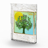 Bloc Photo 12 Tribus d'Israël Asher Art bloc acrylique (Droite)